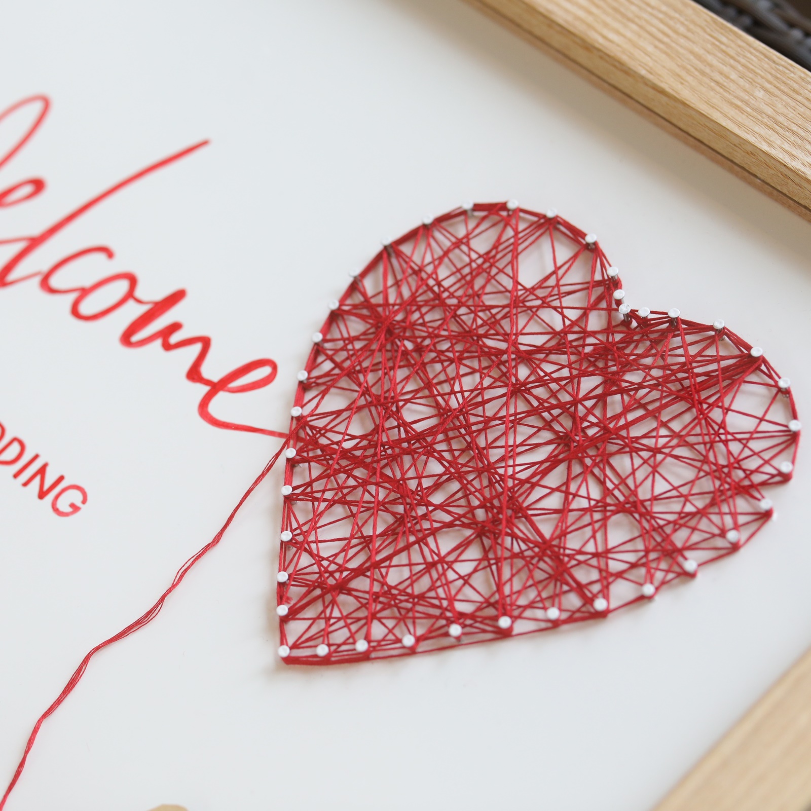 赤い糸 ハートのストリングアート ニュース ブログ 公式 ヴィラ アンジェリカ 滋賀 近江八幡の結婚式場