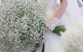 シンプルで豪華★かすみ草のブーケ